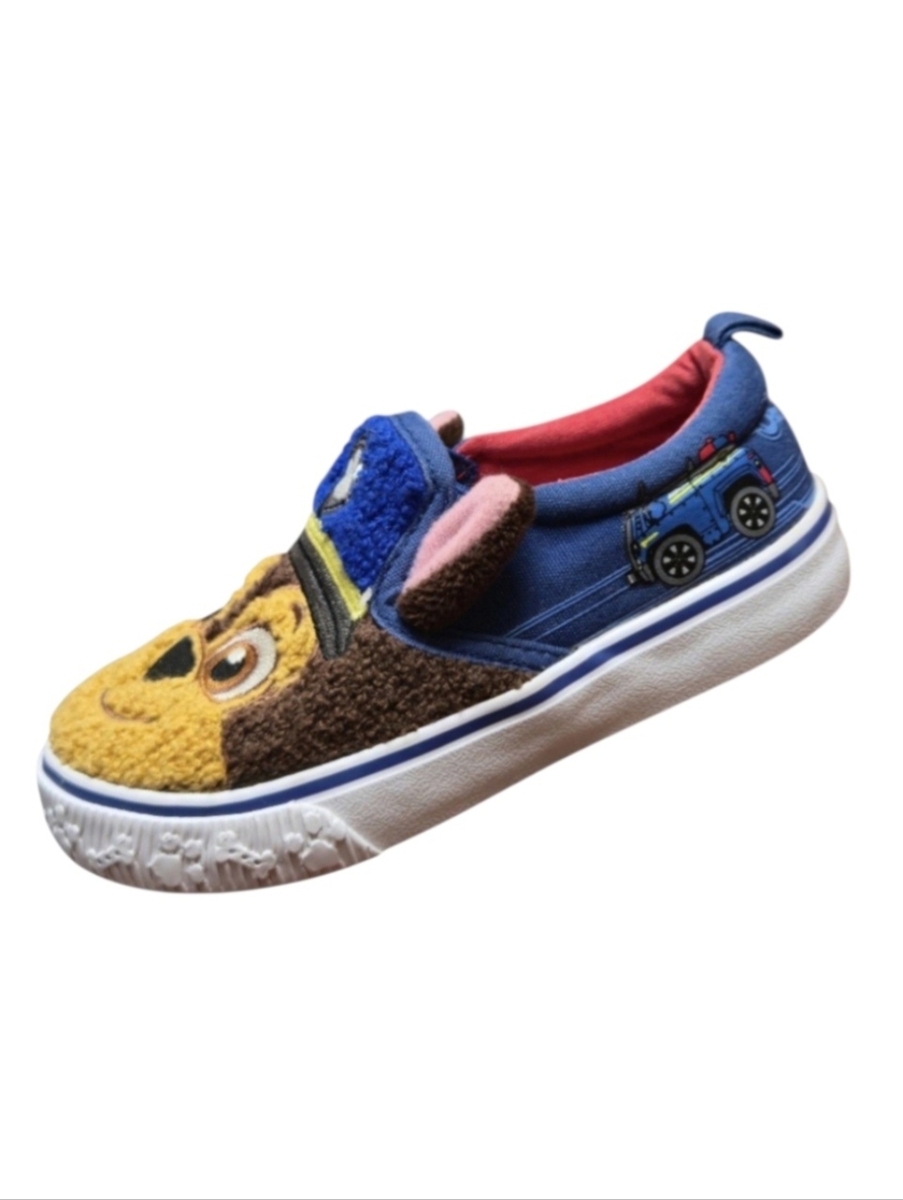 Paw Patrol Characters Toddler Fleece Slip-On Sneakers, Size 8 Boys. - Picture 5 of 7